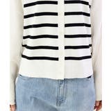 袖チュール重ねボーダー2WAYカーディガン | FUNNY COMPANY＋  | 詳細画像23 