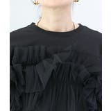 T/C天竺ｘチュールフリルドッキングプルオーバー | FUNNY COMPANY＋  | 詳細画像21 