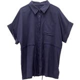 リネンブレンドドロストシャツチュニック | FUNNY COMPANY＋  | 詳細画像25 