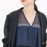 チュール使い前後2WAYフリルブラウス | FUNNY COMPANY+ | 詳細画像9