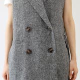 ミックスツイードベルト付テーラードベスト | FUNNY COMPANY＋  | 詳細画像23 