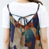 プリントシフォンキャミワンピース | FUNNY COMPANY＋  | 詳細画像22 