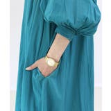 綿ボイルギャザーネックロングワンピース | FUNNY COMPANY+ | 詳細画像23