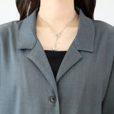 エステルツイル開襟オールインワンサロペット | FUNNY COMPANY＋  | 詳細画像21 