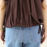 シワ加工裾ドロストギャザーブラウス | FUNNY COMPANY＋  | 詳細画像24 