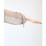 袖シャーリングメッシュプルオーバー | FUNNY COMPANY＋  | 詳細画像23 