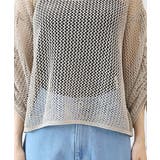 袖シャーリングメッシュプルオーバー | FUNNY COMPANY＋  | 詳細画像24 