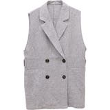 ミックスツイードベルト付テーラードベスト | FUNNY COMPANY＋  | 詳細画像26 