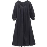 綿ボイルギャザーネックロングワンピース | FUNNY COMPANY+ | 詳細画像25