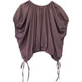 シワ加工裾ドロストギャザーブラウス | FUNNY COMPANY＋  | 詳細画像26 