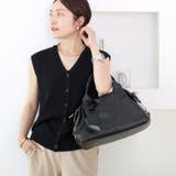 リネンライクVネックニットベスト | FUNNY COMPANY＋  | 詳細画像3 