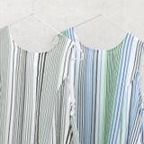 綿ボイルマルチストライプ2WAYワンピース | FUNNY COMPANY＋  | 詳細画像8 