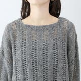 針抜きラメニットプルオーバー | FUNNY COMPANY＋  | 詳細画像21 