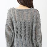 針抜きラメニットプルオーバー | FUNNY COMPANY＋  | 詳細画像22 