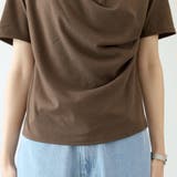 T/C天竺ドレープネック半袖プルオーバー | FUNNY COMPANY＋  | 詳細画像24 