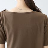 T/C天竺ドレープネック半袖プルオーバー | FUNNY COMPANY＋  | 詳細画像22 