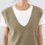 T/RVネックニットベスト | FUNNY COMPANY＋  | 詳細画像21 