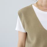 T/RVネックニットベスト | FUNNY COMPANY＋  | 詳細画像23 