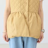 スナップボタン中綿ペプラムベスト  | FUNNY COMPANY＋  | 詳細画像24 