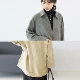 ダブルストライプスキッパーシャツ | FUNNY COMPANY＋  | 詳細画像5 