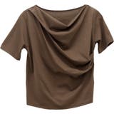 T/C天竺ドレープネック半袖プルオーバー | FUNNY COMPANY＋  | 詳細画像26 