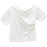 T/C天竺ドレープネック半袖プルオーバー | FUNNY COMPANY＋  | 詳細画像27 