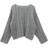 針抜きラメニットプルオーバー | FUNNY COMPANY＋  | 詳細画像25 