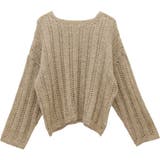 針抜きラメニットプルオーバー | FUNNY COMPANY＋  | 詳細画像26 