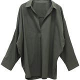 シワ加工長袖ドルマンスキッパーシャツ | FUNNY COMPANY＋  | 詳細画像25 