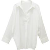 シワ加工長袖ドルマンスキッパーシャツ | FUNNY COMPANY＋  | 詳細画像27 