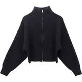 片畦編みハイネックダブルジップブルゾン | FUNNY COMPANY＋  | 詳細画像25 