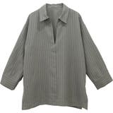 ダブルストライプスキッパーシャツ | FUNNY COMPANY＋  | 詳細画像25 