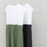 異素材切替ドロストドッキングワンピース | FUNNY COMPANY＋  | 詳細画像3 