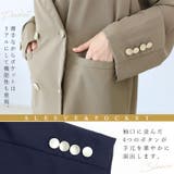 エステルツイルゴールドボタンダブルジャケット | FUNNY COMPANY＋  | 詳細画像6 