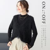 袖シアーハイネックリブニットプルオーバー | FUNNY COMPANY+ | 詳細画像7