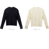 袖シアーハイネックリブニットプルオーバー | FUNNY COMPANY+ | 詳細画像9