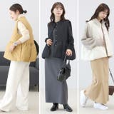 スナップボタン中綿ペプラムベスト  | FUNNY COMPANY＋  | 詳細画像9 