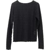 起毛レースクルーネックプルオーバー | FUNNY COMPANY＋  | 詳細画像25 