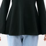 フレアスリーブペプラムニットプルオーバー | FUNNY COMPANY＋  | 詳細画像23 