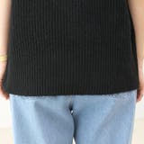 片畦編みダブルジップニットベスト | FUNNY COMPANY＋  | 詳細画像24 