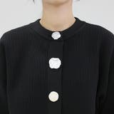 片畦編みマルチボタンニットカーディガン | FUNNY COMPANY＋  | 詳細画像21 