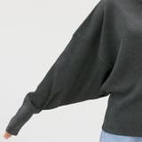 総針編みハイネックドルマンニットプルオーバー | FUNNY COMPANY＋  | 詳細画像23 