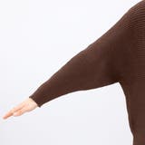 横リブボートネックドルマンニットプルオーバー | FUNNY COMPANY＋  | 詳細画像23 