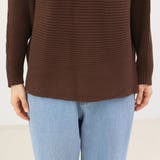 横リブボートネックドルマンニットプルオーバー | FUNNY COMPANY＋  | 詳細画像24 