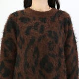 起毛加工レオパードニットプルオーバー | FUNNY COMPANY＋  | 詳細画像21 