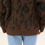 起毛加工レオパードニットプルオーバー | FUNNY COMPANY＋  | 詳細画像24 