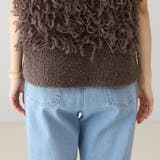 ループ編みUネックニットベスト | FUNNY COMPANY＋  | 詳細画像24 