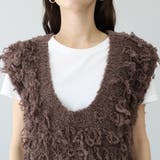 ループ編みUネックニットベスト | FUNNY COMPANY＋  | 詳細画像21 