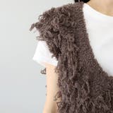 ループ編みUネックニットベスト | FUNNY COMPANY＋  | 詳細画像22 