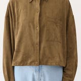 フェイクスエード裾ドロストシャツ | FUNNY COMPANY＋  | 詳細画像23 